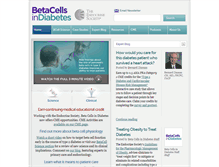 Tablet Screenshot of betacellsindiabetes.org